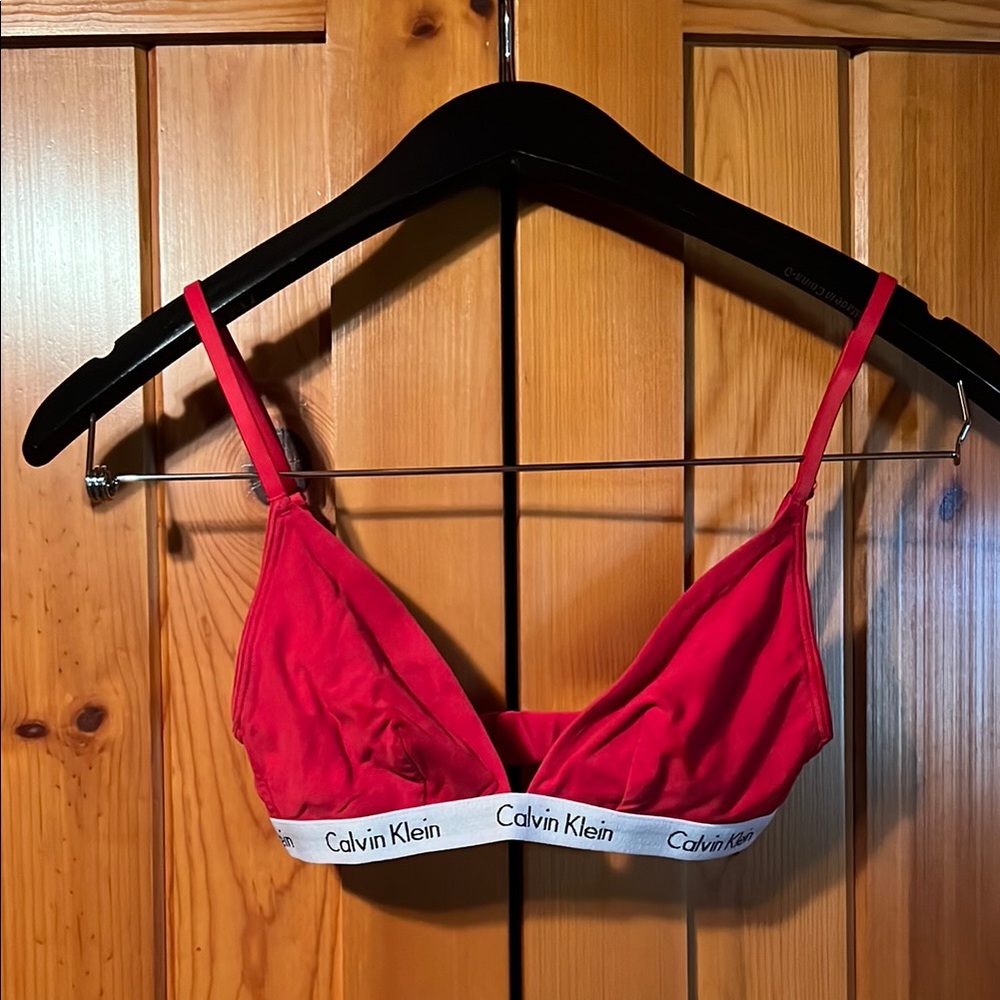 Calvin Klein Red Bralette